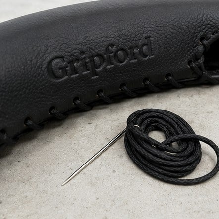 Lace-On Leather Wheel Covers